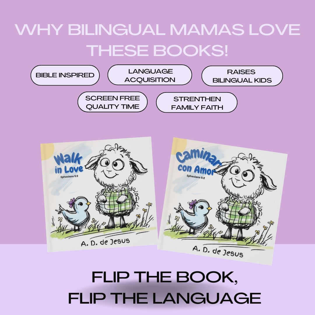 Why bilingual mamas love these books - flip the book, flip the language