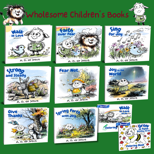 Wholesome Children's 10 Book Set